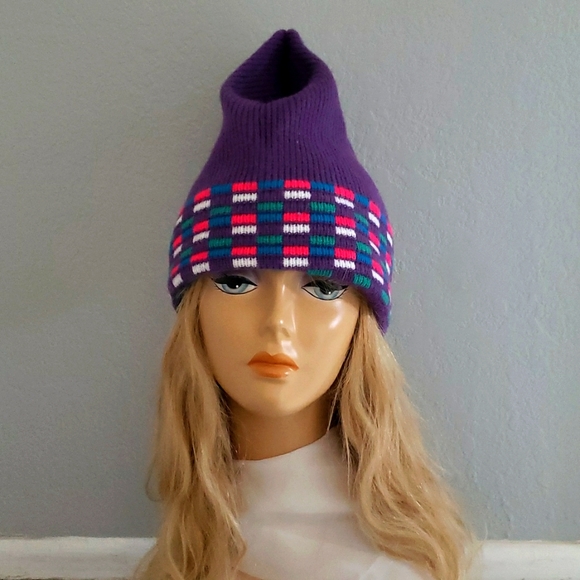 Penthouse Knits Accessories Vintage Penthouse Knits Purple Knit
